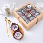 Капкейки шоколадные с ягодами 6шт.