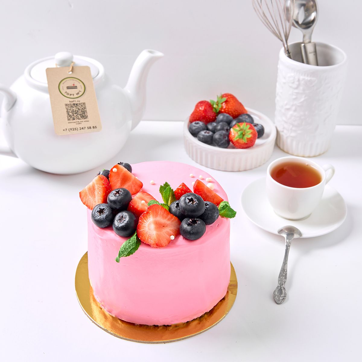 Бенто‑торт «Розовый» 0,9 кг Бенто‑торт «Розовый» 0,9 кг